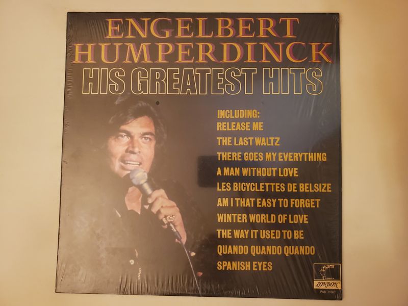 Engelbert Humperdinck His Greatest Hits vinyl record